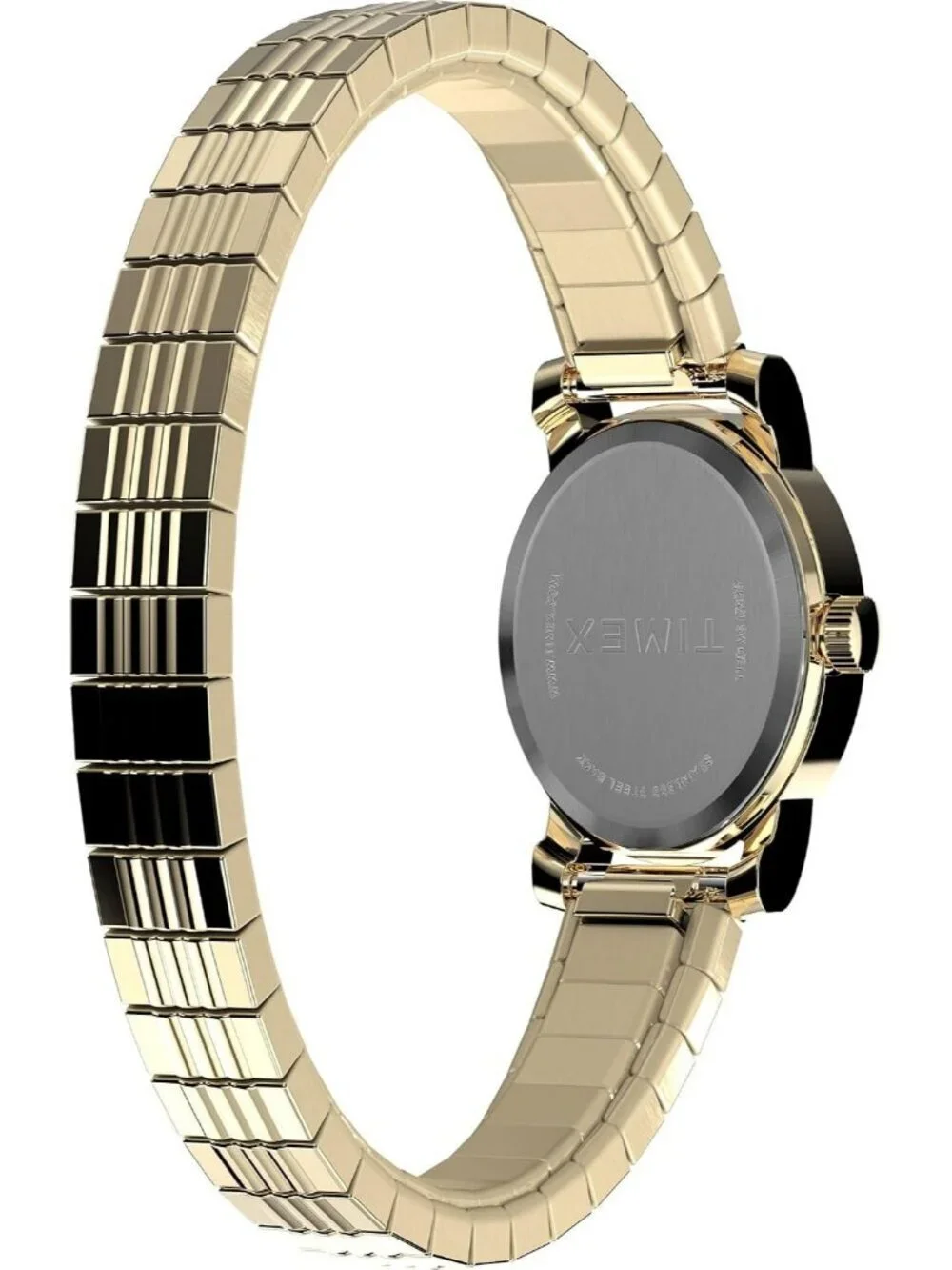 Women's Gold White Analog Quartz Cavatina Pearl Dial Oval Classic Wrist Watch